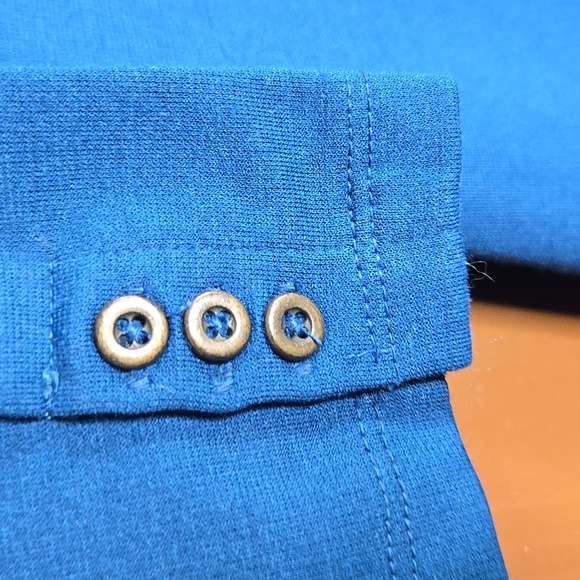 Old Navy-Blue pullover fitted dress with 3/4 sleeves Sz XS NWT - Picture 6 of 9